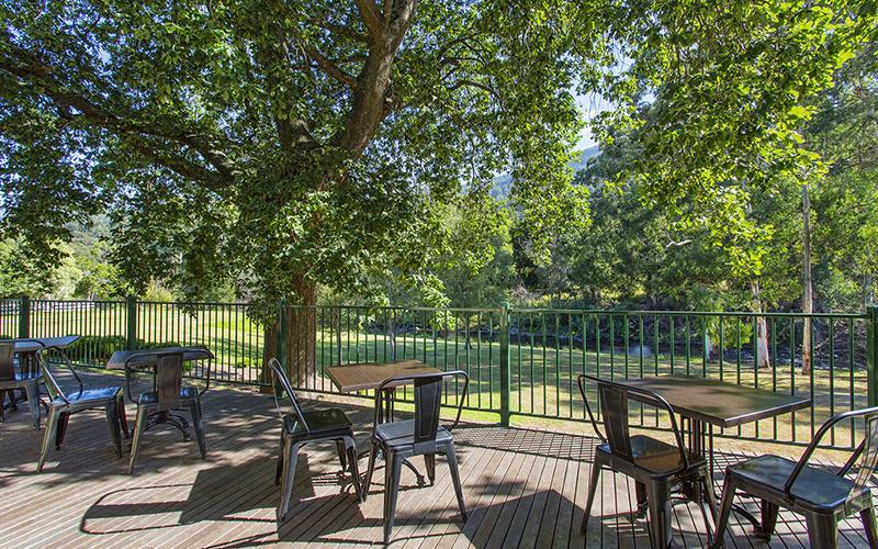 Oscar'S On The Yarra Hotel Warburton Étterem fotó